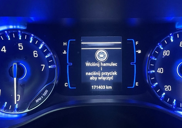 Chrysler Pacifica cena 86900 przebieg: 171400, rok produkcji 2018 z Warszawa małe 436